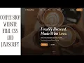 Creating a Coffee Shop Website Using HTML CSS and Javascript Source code