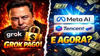 O Grok não é mais grátis: 2 alternativas GRÁTIS e Ilimitadas