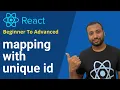 React Bangla Tutorial 10 mapping data with a unique id