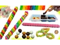 Crazy Dollar Tree Candy Haul - Crunchkins Dirt Gummy Worms Rainbow Lollies Chocolate