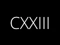 123 Roman Numerals