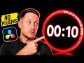 How I Created This Timer in DaVinci Resolve Step by Step