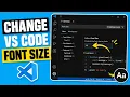 How to Change Font Size in VS Code 2026 Step-by-Step Guide