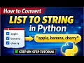 How to Convert a List to a String in Python Python Interview Question With Interactive Quiz