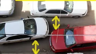 صاحب السيارة البيضاء يستاهل جائزة ساقها صح