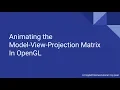 OpenGL Matrix Tutorial