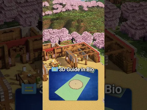 Minecraft Japanese House🏯 3D Guide in bio!