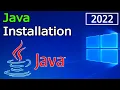 How to Install Java on Windows 2022 Update JAVA - HOME JDK Step by Step Installation