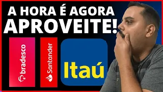 ATENÇÃO: ITAÚ A HORA É AGORA, SANTANDER MUITOS CONSEGUINDO ISSO & BRADESCO SUPREENDENDO DESTA FORMA.