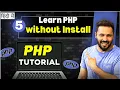 Php Tutorial in Hindi Learn PHP without installation