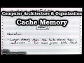 Cache Memory
