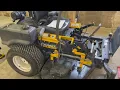 Cub Cadet commercial M60 Tank zero turn mower hydrostatic brake review Belted Galloway Homestead