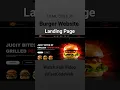 How to Create Burger Website Using HTML CSS Fast Code