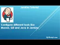 Jenkins Tutorial - Configure different tools like Maven Git and Java in Jenkins