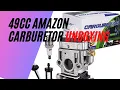 49CC AMAZON CARBURETOR UNBOXING 14 99