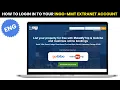 Logging in to your InGo-MMT Extranet and Password Reset Tutorial