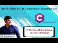Char datatype in C Signed Char in C C Interview Questions C Real Time FAQs Government Exams