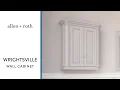 Allen Roth Wrightsville Wall Cabinet