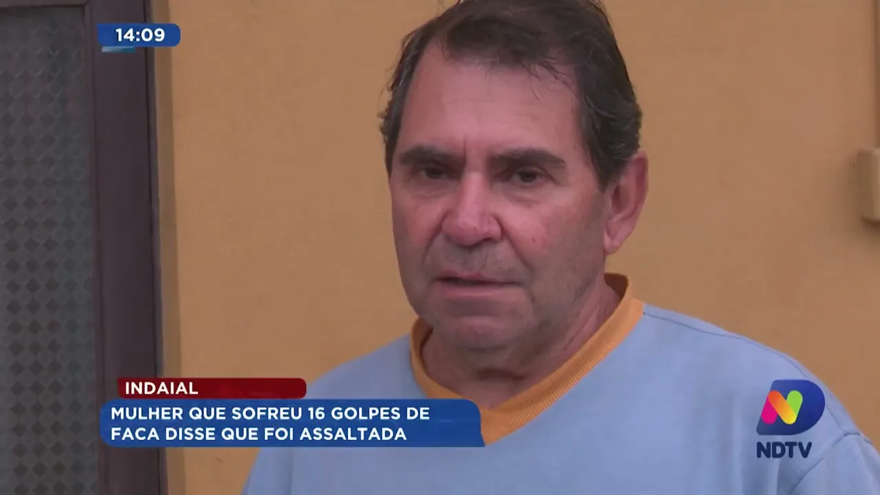 Indaial: mulher que sofreu 16 golpes de faca disse que foi assaltada