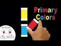 Learn Primary Colors Teach Primary Colours RED BLUE YELLOW Cheriebooks Kids Learning