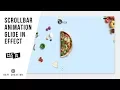 Scrollbar Animation Glide In Effect CSS - JQUERY Tutorial