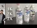 The difference between 1K 2K and 2X clear coat