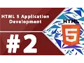 HTML5 application development - Part 2