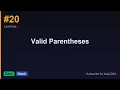 Valid Parentheses LeetCode Explained Step by Step