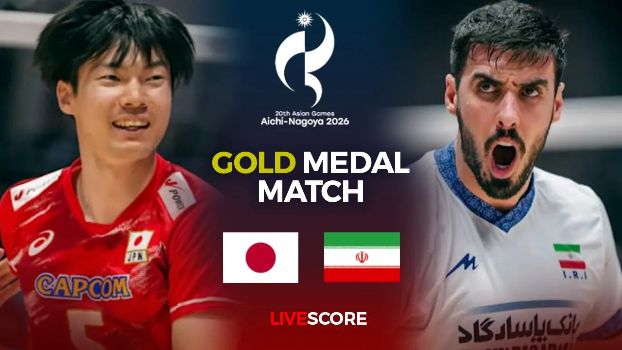 Japan vs Iran - Gold Medal Match | 2026 ASIAN GAMES MEN'S VOLLEYBALL | LIVE SCORE 2026-10-03 10:55