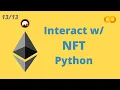 Interact with NFT Smart Contract in Python