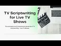 Scripting the Unscripted 1