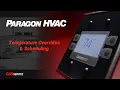 Paragon HVAC - HMI Scheduling and Temperature Overrides