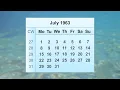 July 1963 Calendar
