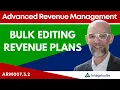 NetSuite Tutorial Bulk Editing Revenue Plans ARM NetSuite software - ARM007 3 2