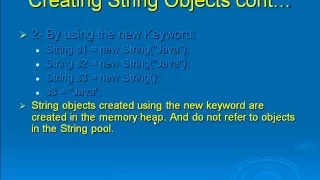 Java Level 1 Using Dr Java Lesson 21 String Class 01 Description