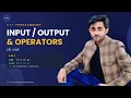 C Operators Explained cin cout All Operators C Programming Lecture 2