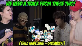 kang seungyoon x bang yedam born to love you duet reaction truz merch unboxing giveaway 