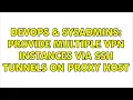 DevOps SysAdmins Provide multiple VPN instances via SSH tunnels on proxy host