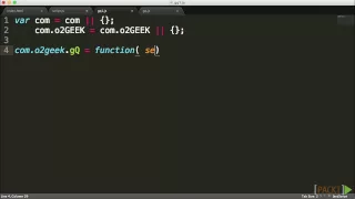 Mastering JavaScript Defining a Namespace packtpub com