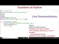 Functions in Python Definition Syntax Steps to write function GE8151-PSPP Tamil 26