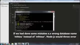 Insert data into Mysql using Node JS cmd