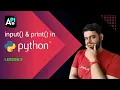print and input functions in python Complete Python Course API EDUCATION
