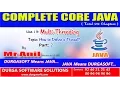 Core Java-Multi-Threading-How to Define a Thread Part 2