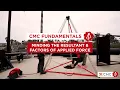 Minding the Resultant and Factors of Applied Force CMC Fundamentals