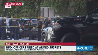 HPD Officers fired at armed suspect