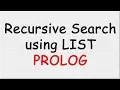 Recursive search in PROLOG