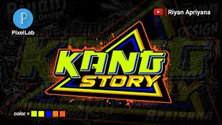 how to create a racing name logo in the latest pixellab kang story