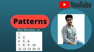 Pattern - 12 Solution Java Foundation Course Number Pattern Solution