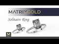 Matrix Gold Tutorial make Emerald diamond Ring