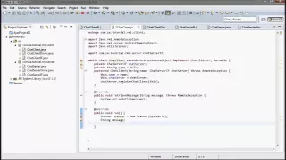 JAVA RMI 02 - chat application Prototype Project